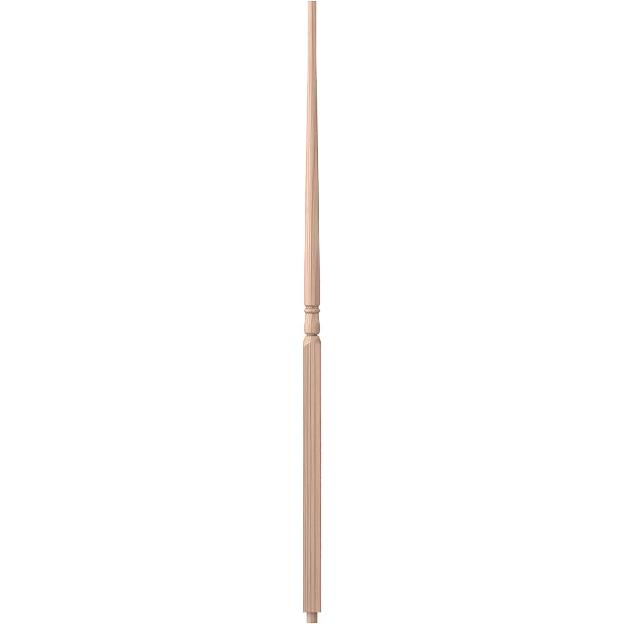 L.J. Smith Stair Systems S-5015-B 42 42-in x 1.25-in Unfinished Beechwood Pin Top Stair Baluster