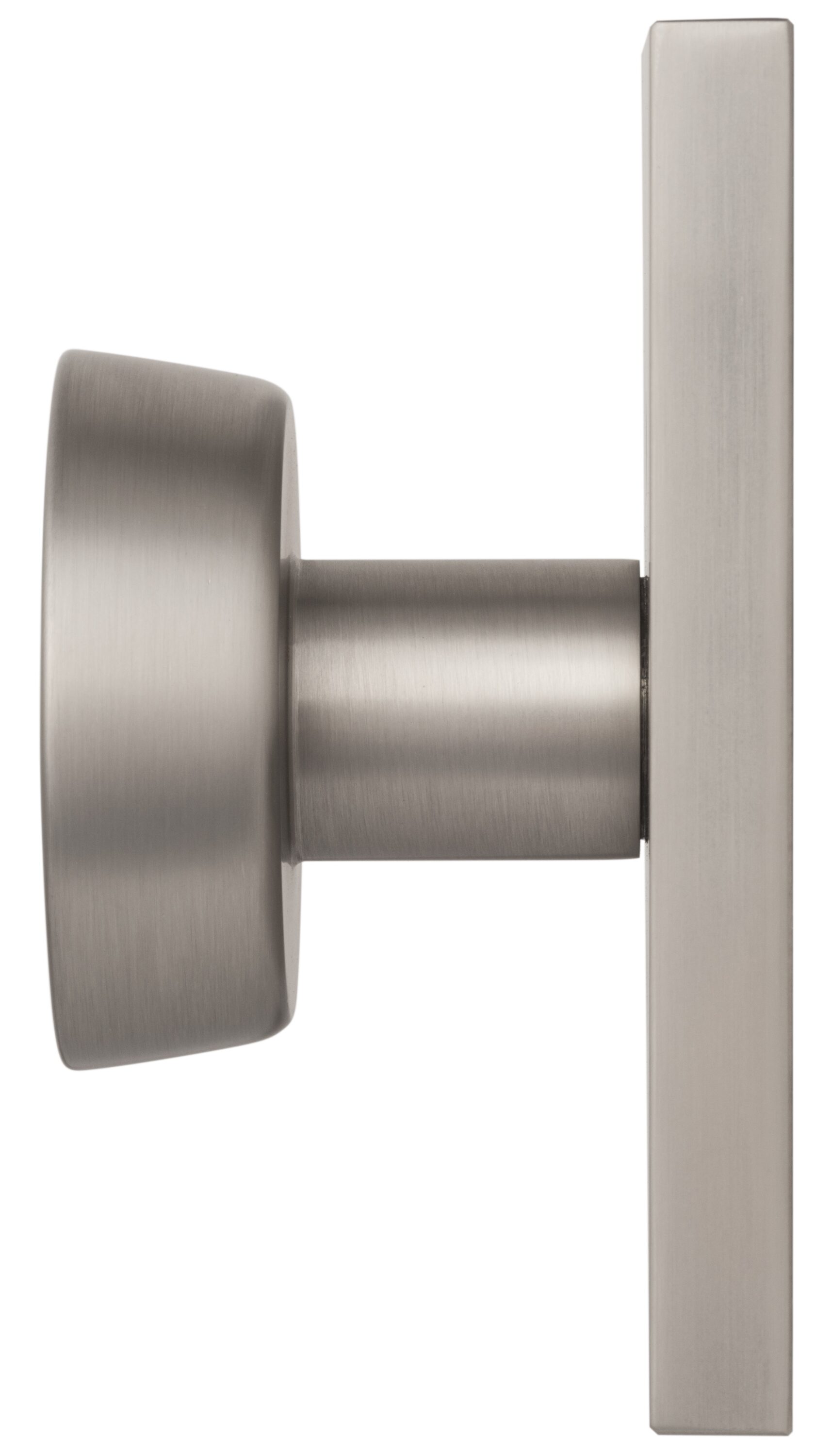 Sure-Loc Hardware Satin Brass Interior Passage Door Knob in the