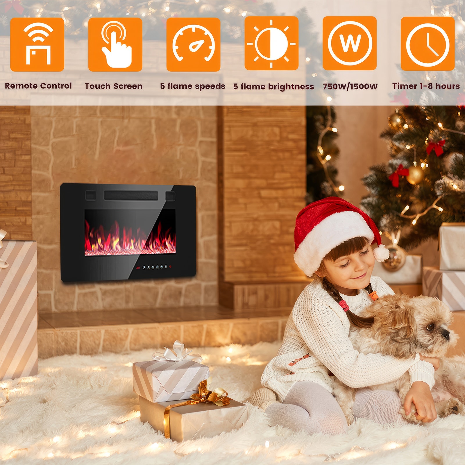 COWSAR LSFPC3-30 Electric-Fireplaces - View #8