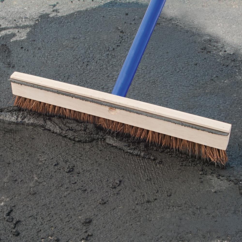  Floor Squeegee with 60 Long Handle, Heavy Duty 18 Rubber  Squeegee Broom for Concrete Floor, Bathroom Tile, Garage : Health &  Household