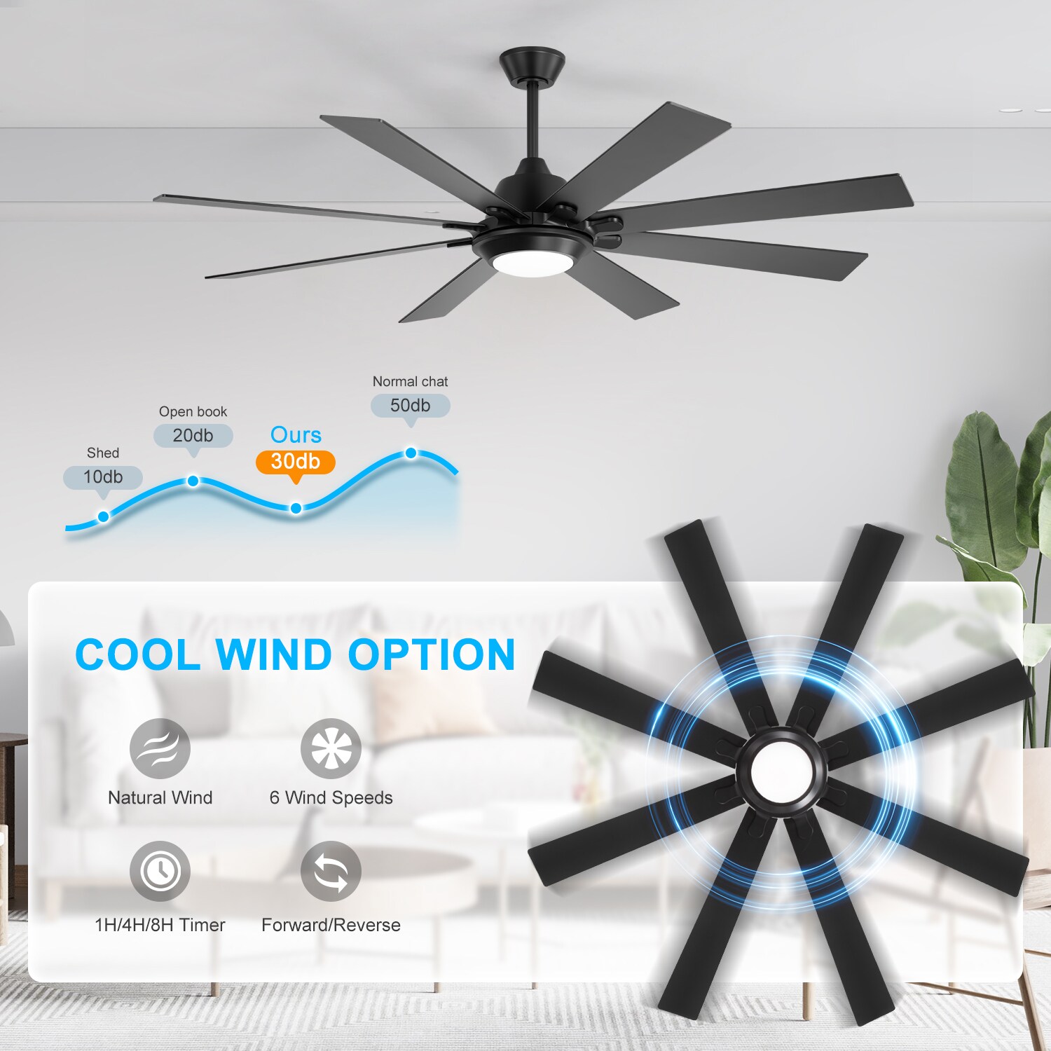 Breezary 23003-SN Ceiling-Fans - View #13