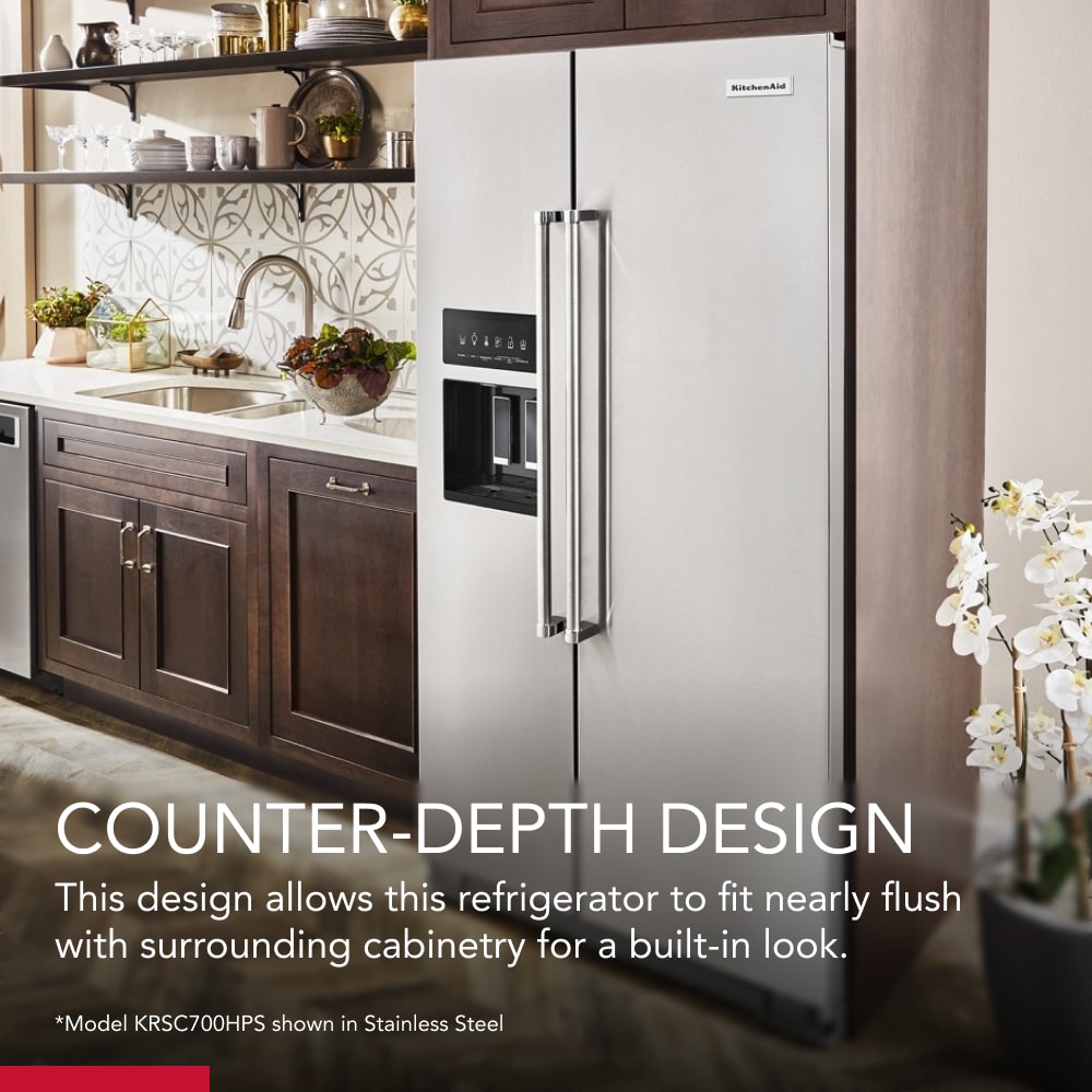 KitchenAid KRSC700HBS Side-By-Side - View #6
