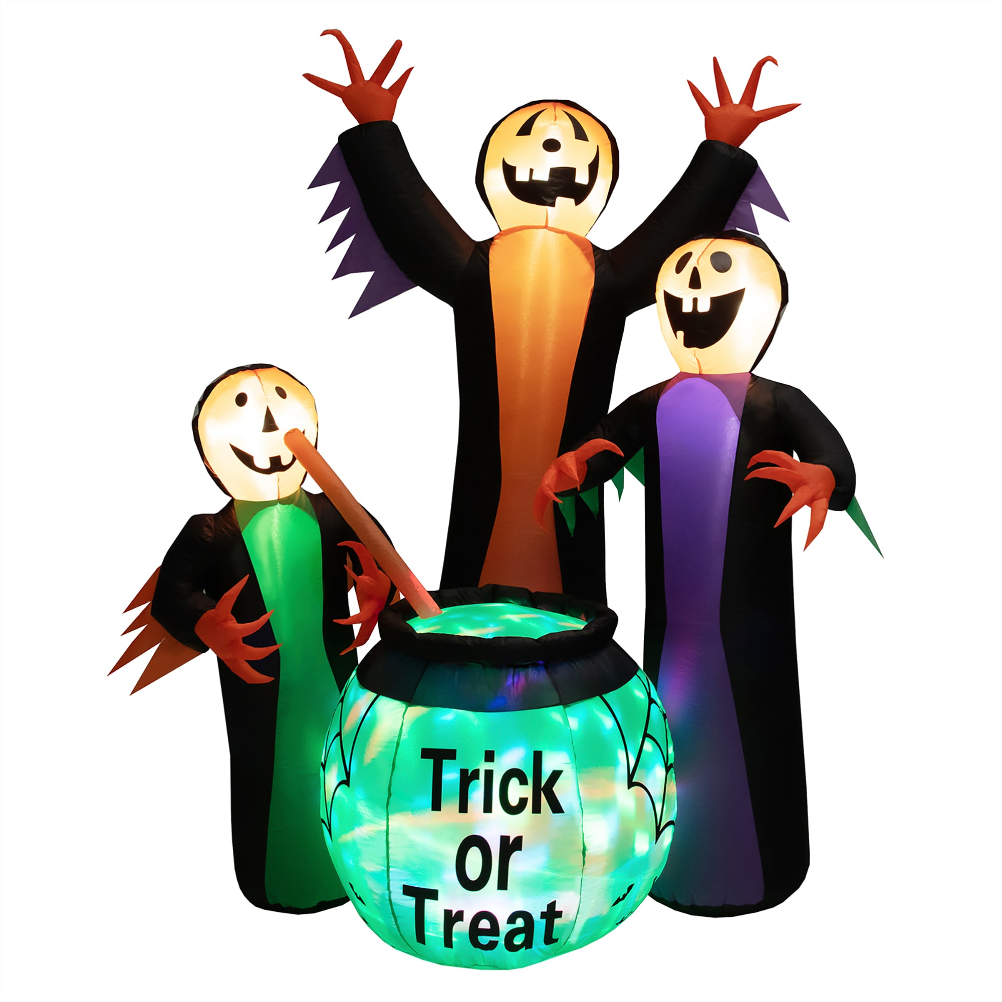 Costway TX10013US 8.0-ft Freestanding Lighted Ghost Inflatable