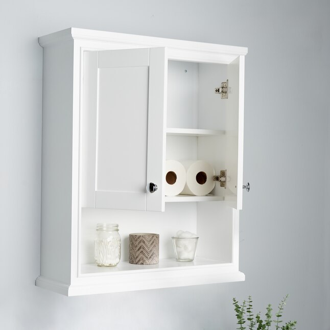 White Bathroom Wall Cabinet, Very Small Wall Cabinet For Bathroom