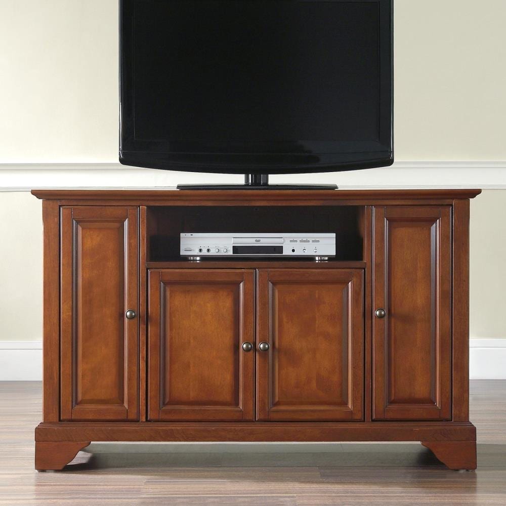 Crosley Furniture Lafayette Transitional Classic Cherry TV Cabinet ...