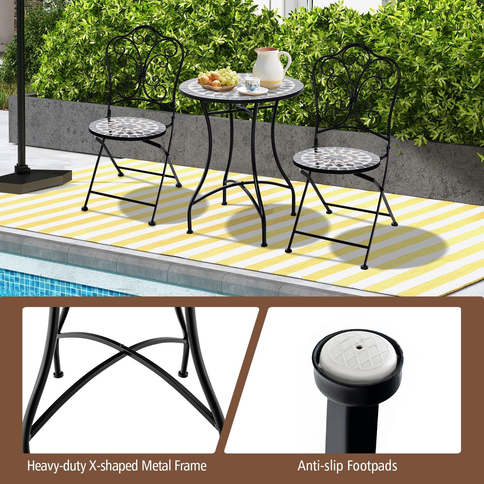 Slickblue D-CO-15211PN Patio-Tables - View #4