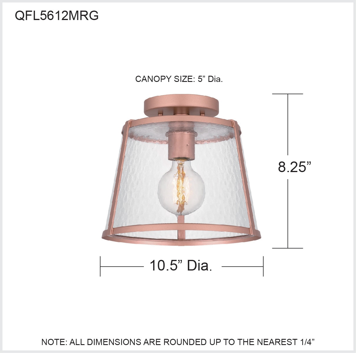 Quoizel QFL5612MRG flushmounts - View #9