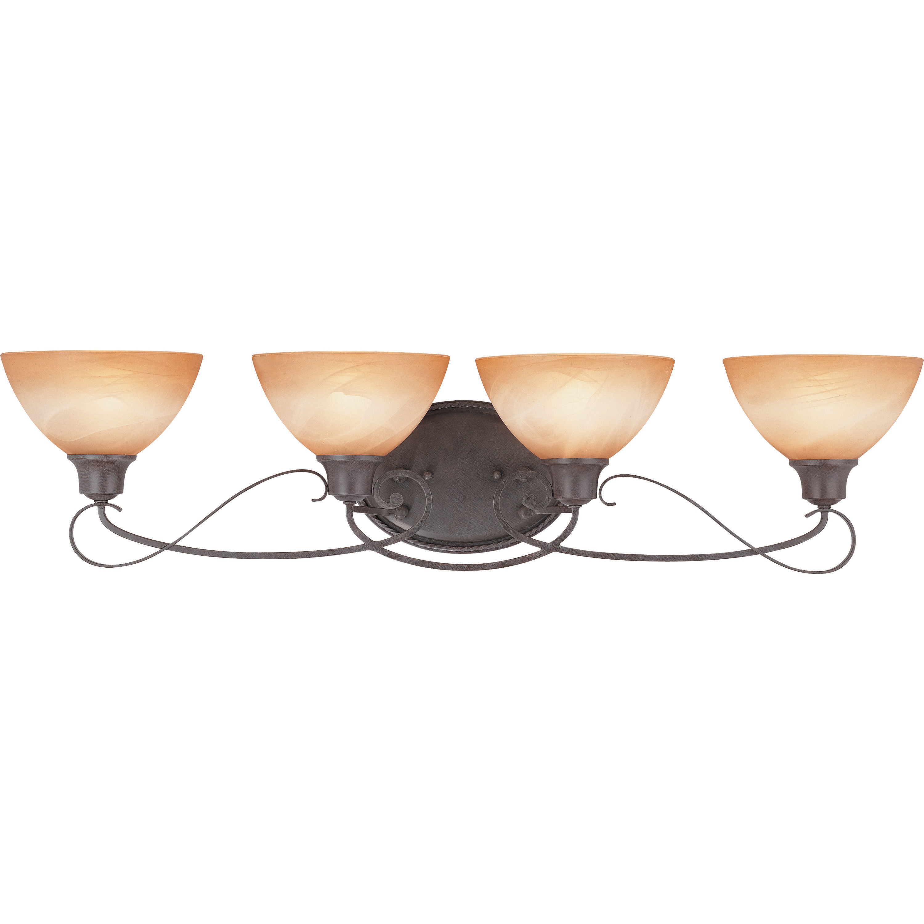 Volume Lighting V2664-53 Altamonte 35.5-in 4 -Light Bronze Traditional Vanity light