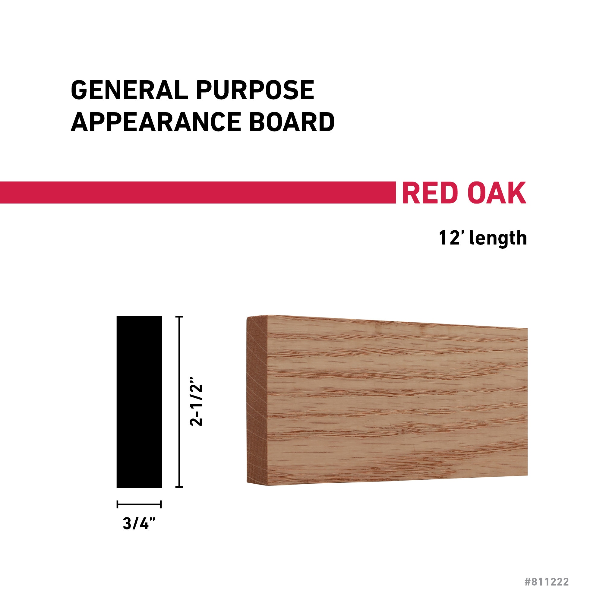 RELIABILT R 1X3 12 OAKSL Appearance-Boards - View #3