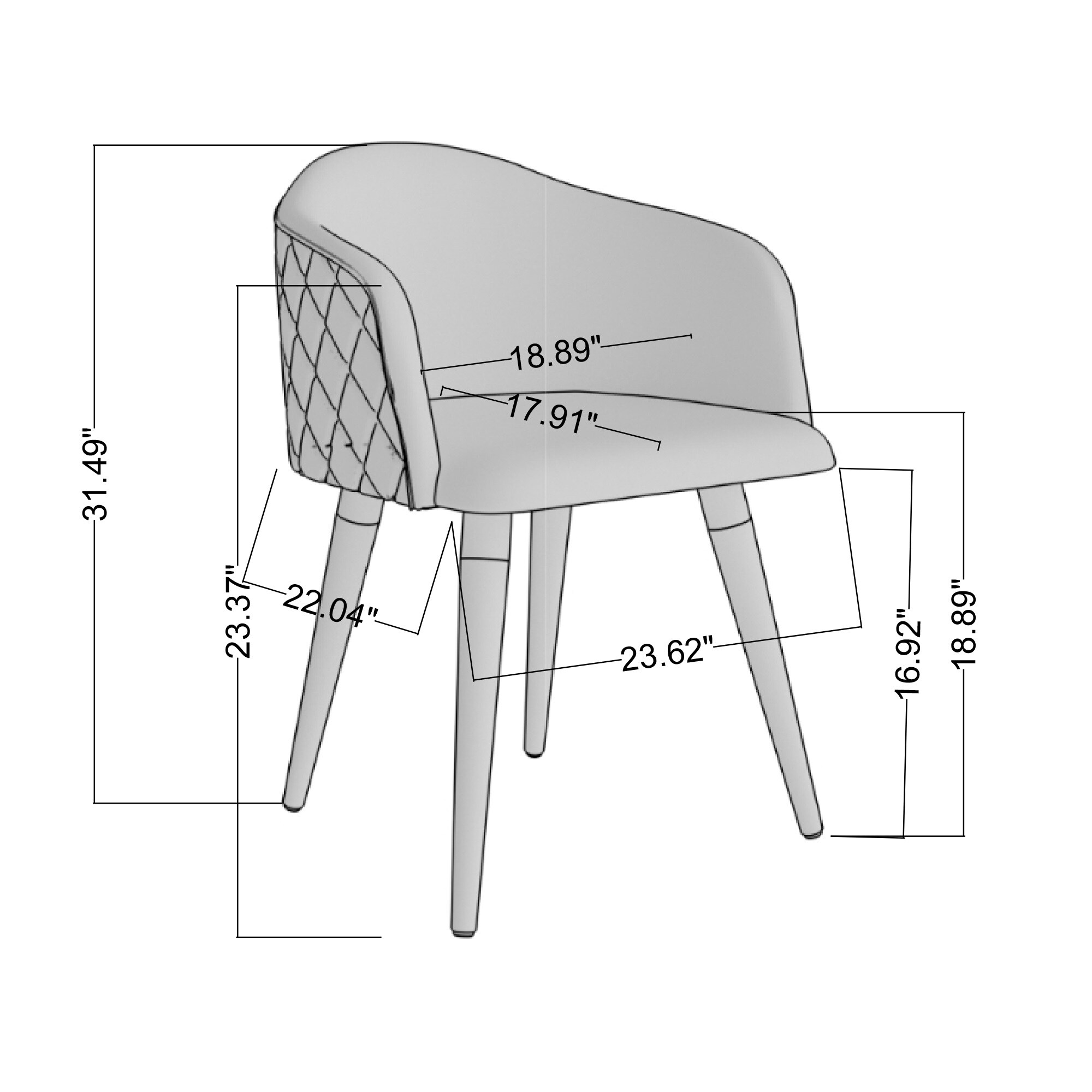 Manhattan Comfort 2-1020484 Dining-Chairs - View #3