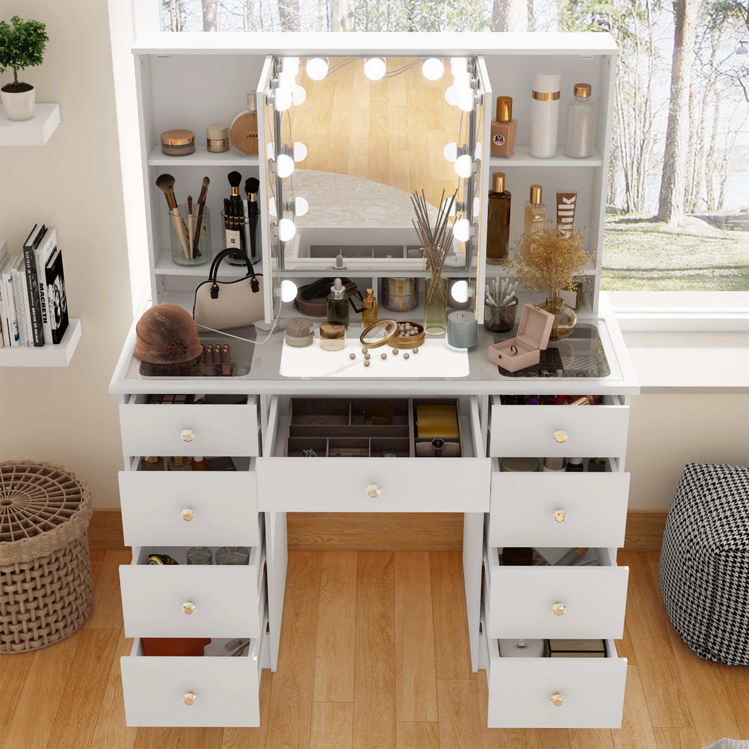 FUFU&GAGA KF210213-04 Bedroom-Vanities - View #3
