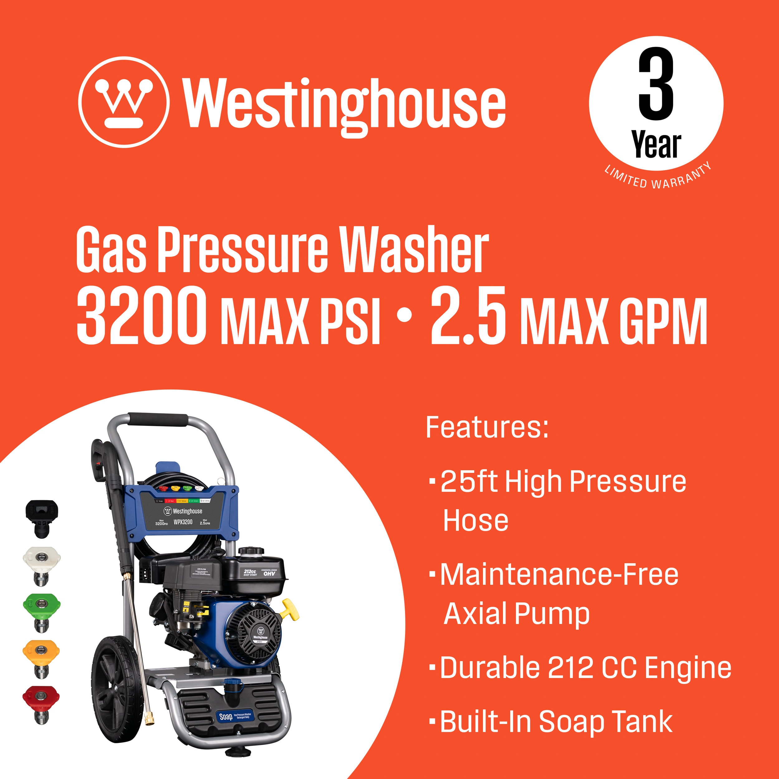 Heavy-duty Pressure Washers at