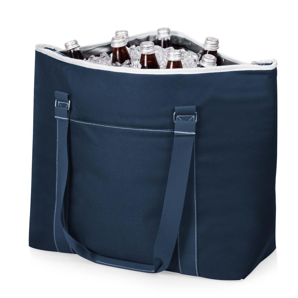 Picnic Time Tahoe Cooler - Navy Blue, Insulated Bag Cooler with Zippered  Lid, 48-Can Capacity, Water-Resistant Interior, Extra Long Shoulder Straps  in the Portable Coolers department at