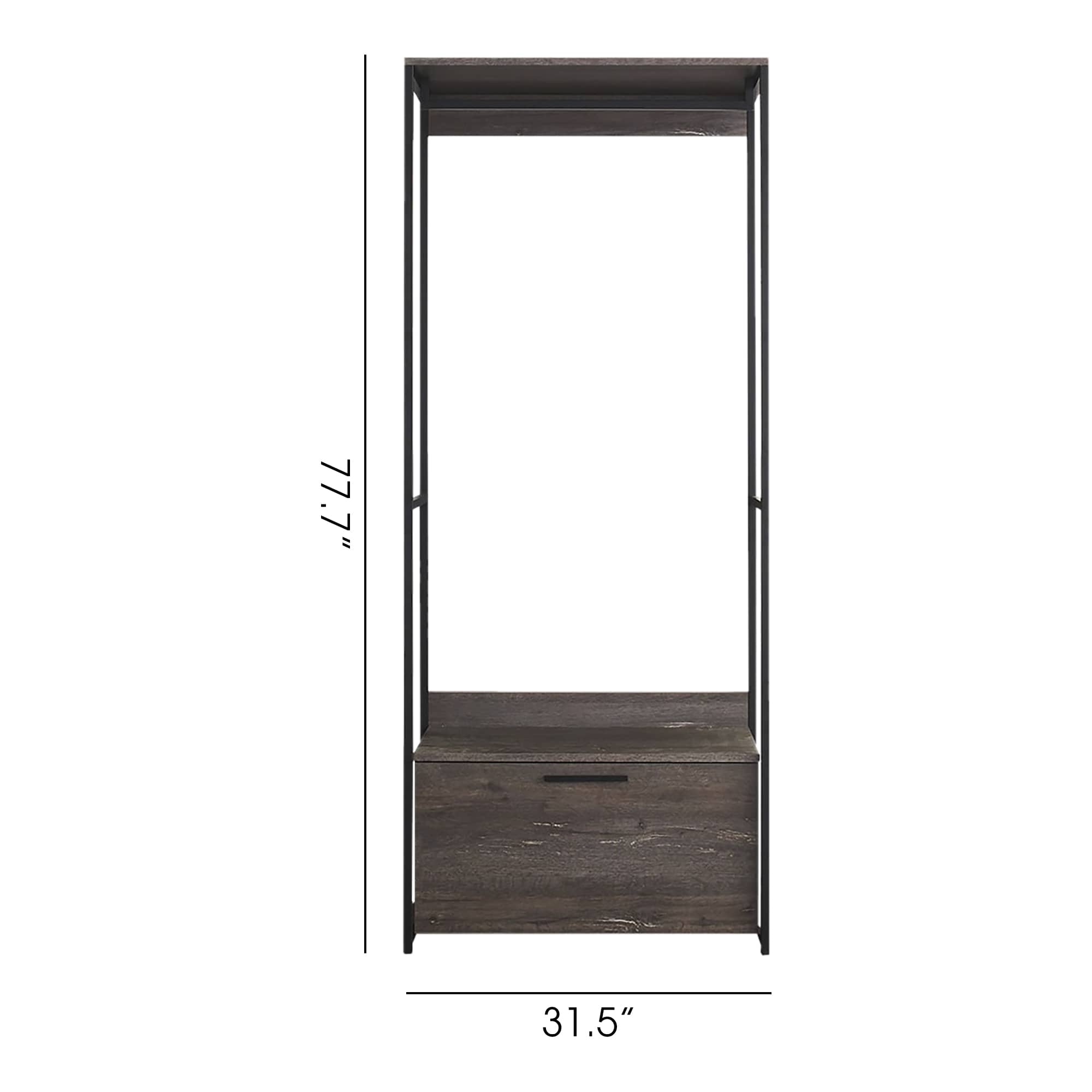 LOVMOR SF-R-B040S00026 Wood-Closet-Shelves - View #2