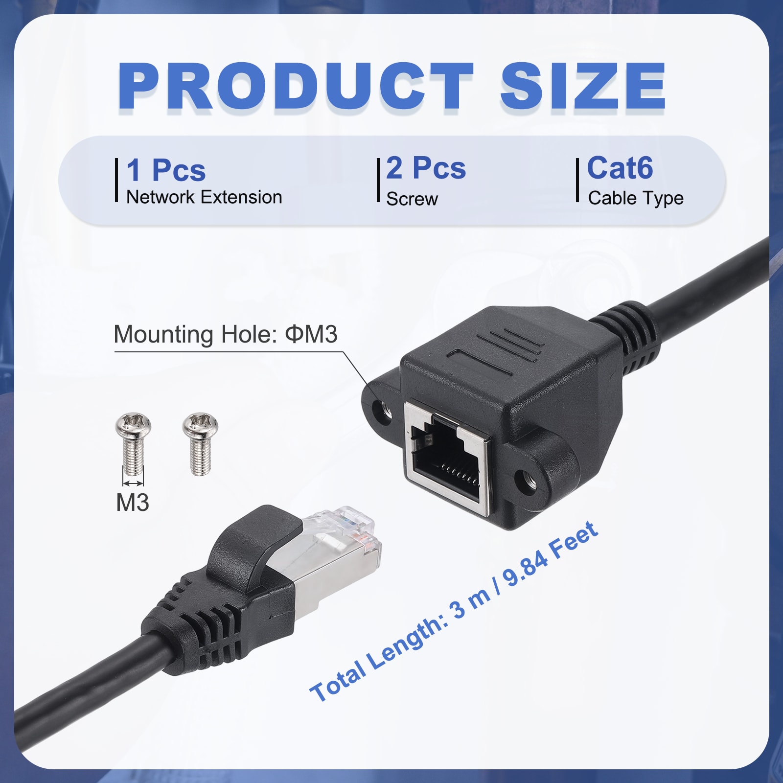 Unique Bargains S26080700UX4247 Ethernet-Cables - View #2