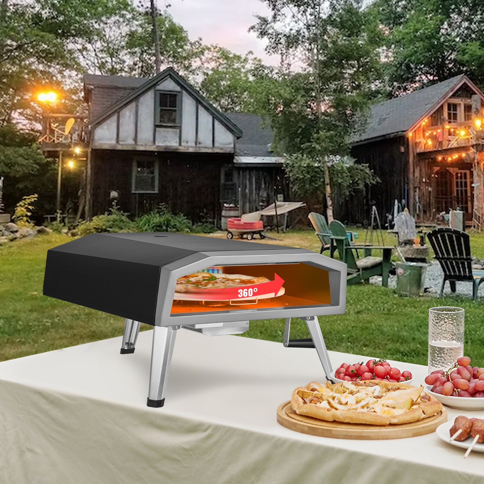 VEVOR BXSPSLYCMBRQHT66JV0 Outdoor-Pizza-Ovens - View #2