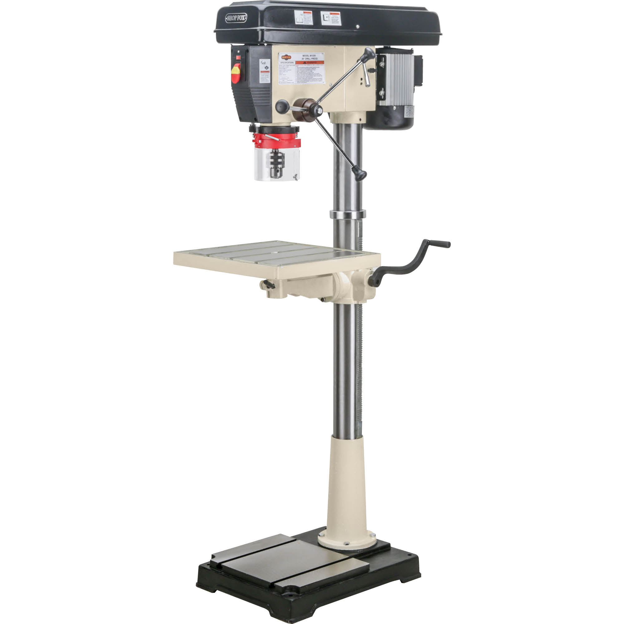 Shop Fox M1039 M1039 18 -Amp 12 -Speed Floor drill press