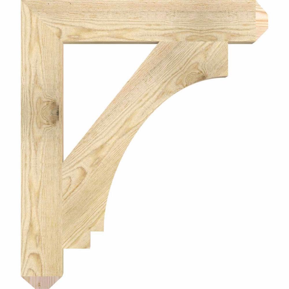 Ekena Millwork BKT04X24X28IMP04RDF Exterior-Brackets-Braces - View #3