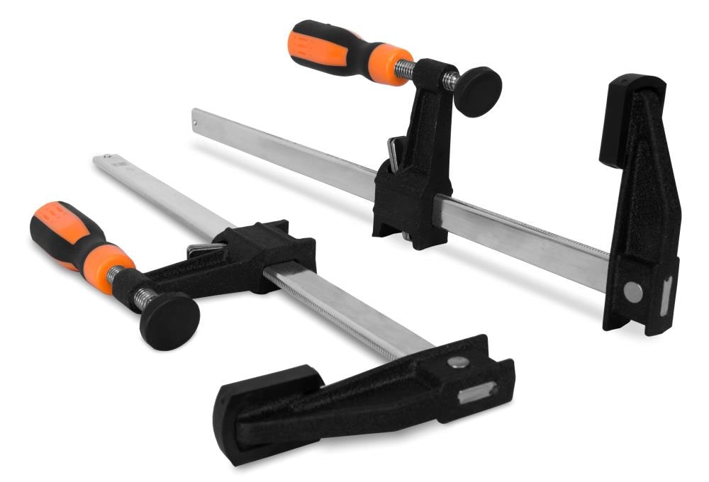 WEN 10212F2 2 -Pack 12-in 600-lb Bar Clamp