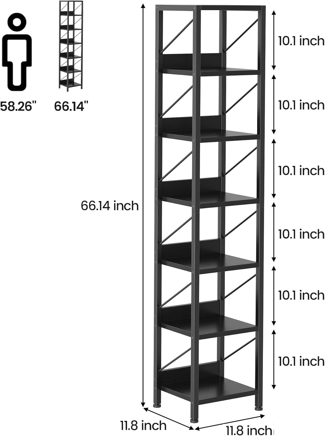Qeetex LHF-SJ-PHO-0ZNPQTOB bookcases - View #2