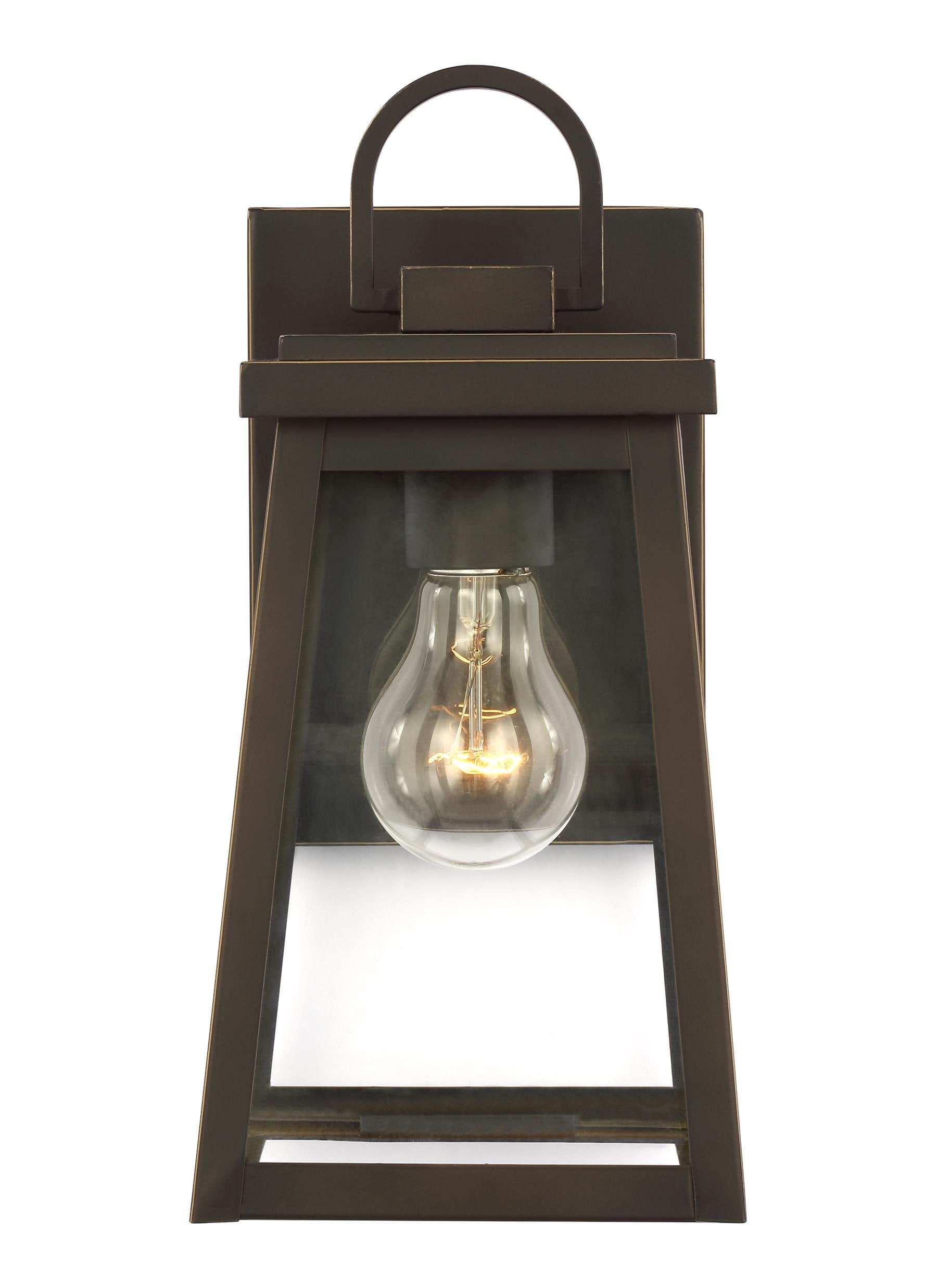 Generation Lighting 8548401-71 Founders 1 -Light 11.5-in H Antique Bronze Hardwired Outdoor Wall Light