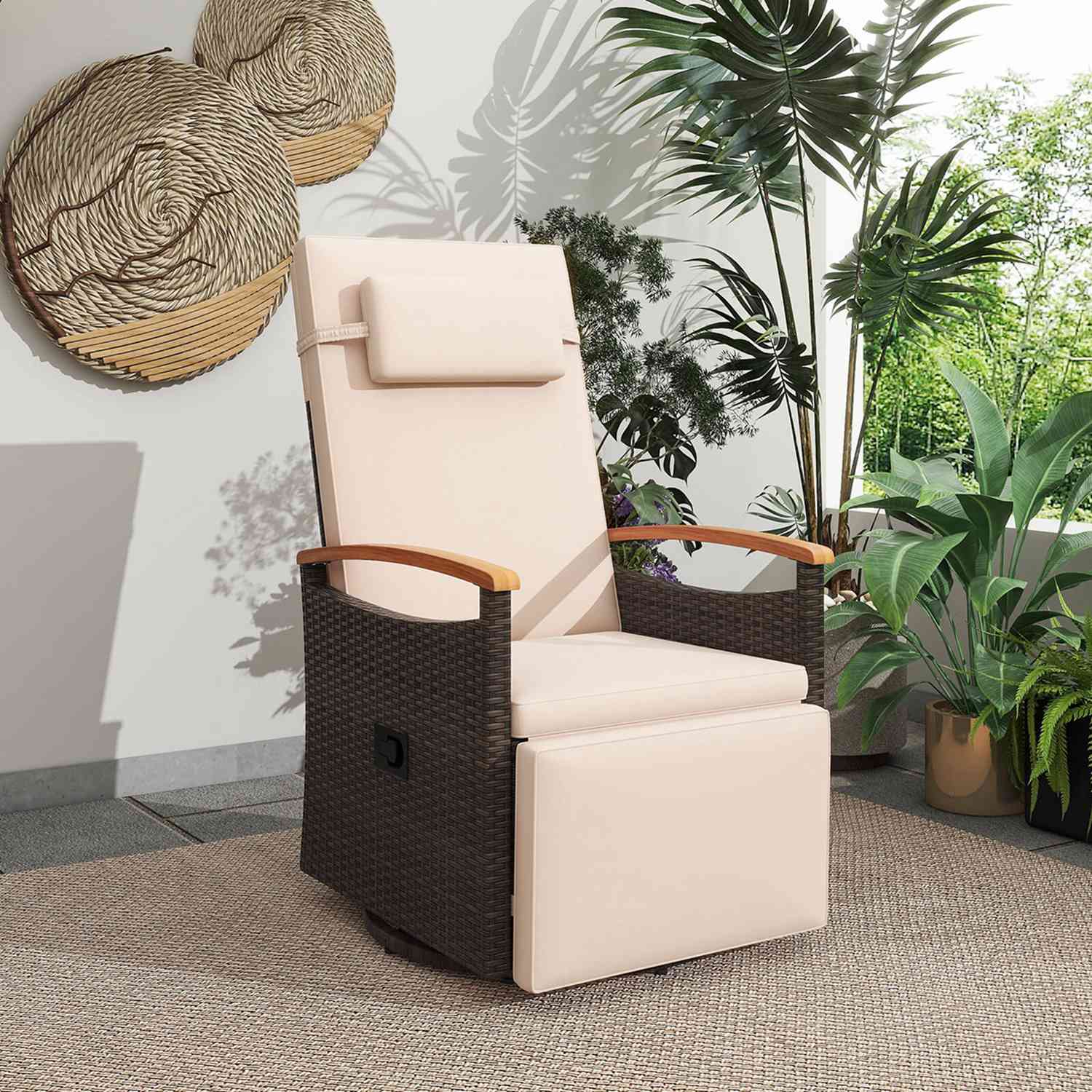 Costway HCST04095 Patio-Chairs - View #4