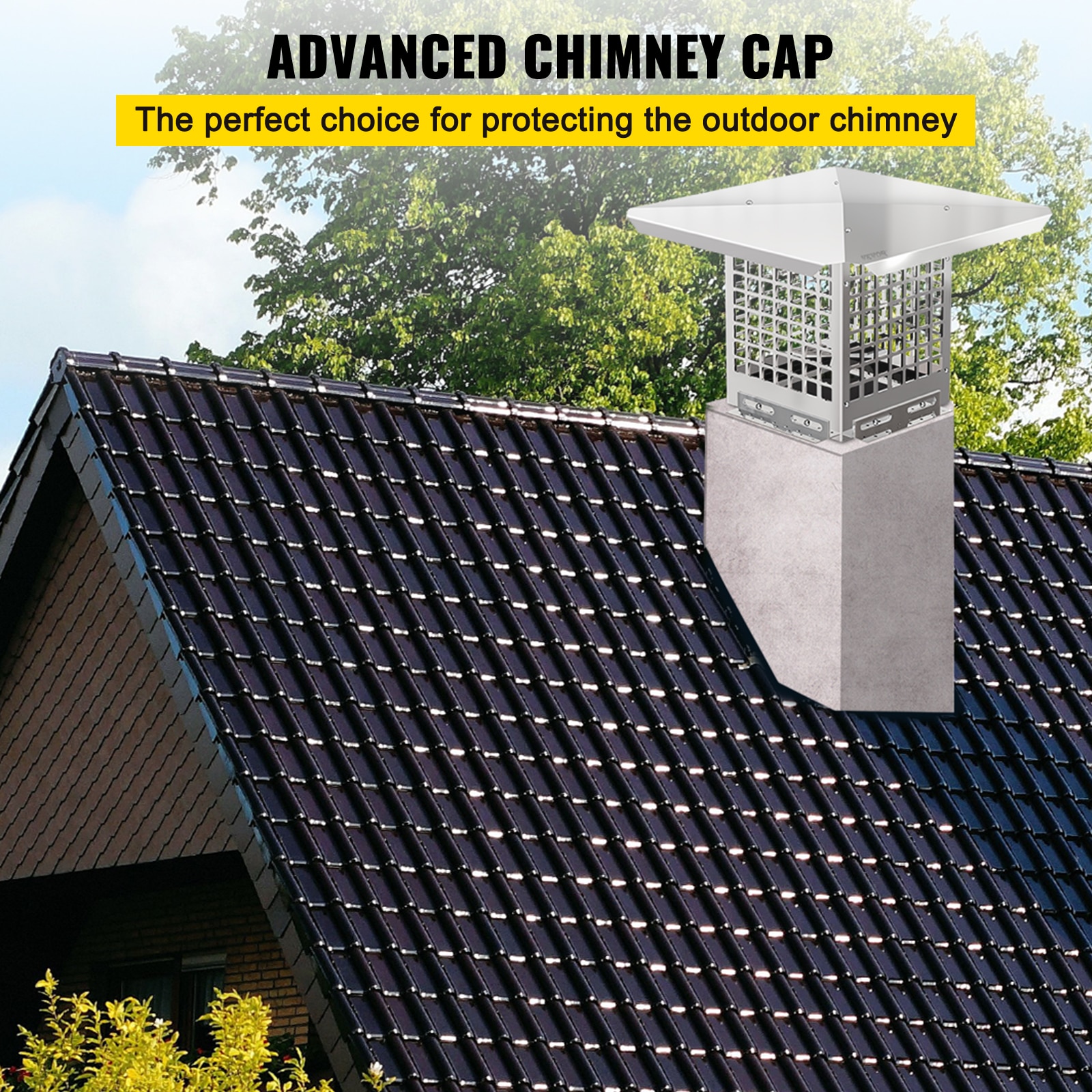 VEVOR YCZ8X87E6JW70W2HLV0 Chimney-Cap - View #3