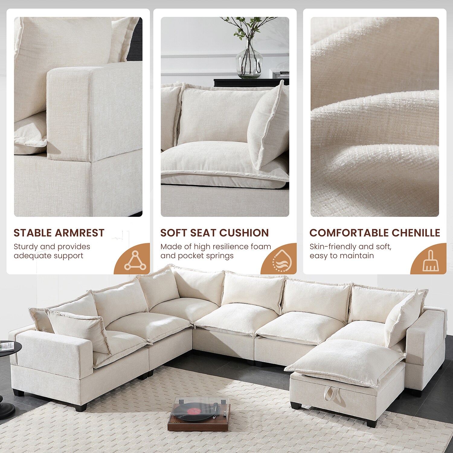GZMR GZ-HH4S042 Sofas-Loveseats - View #5