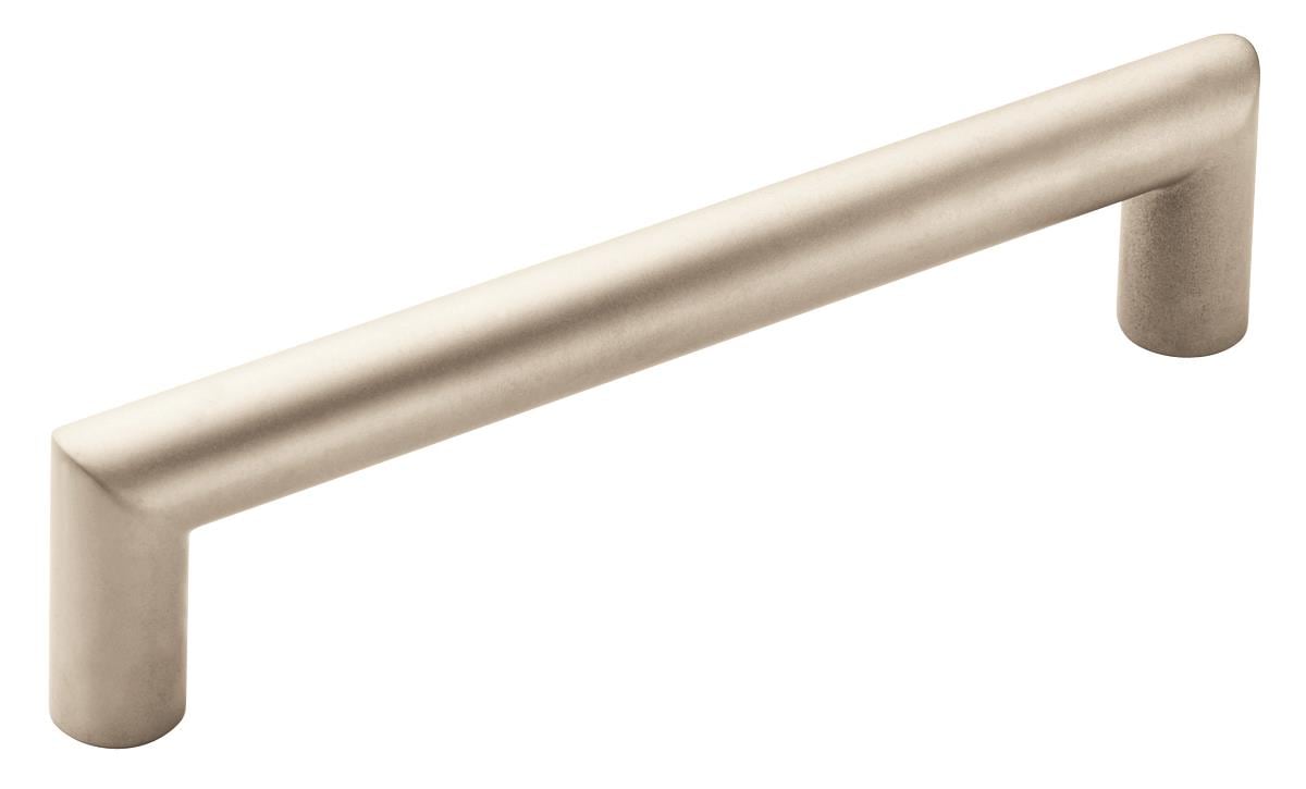 Amerock Essential'Z 5-1/16-in (128mm) Center to Center Satin Nickel Arch Bar Drawer Pull