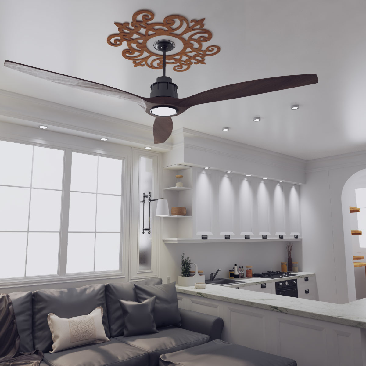 Ekena Millwork CM16OX2-03500 Ceiling-Medallions - View #7