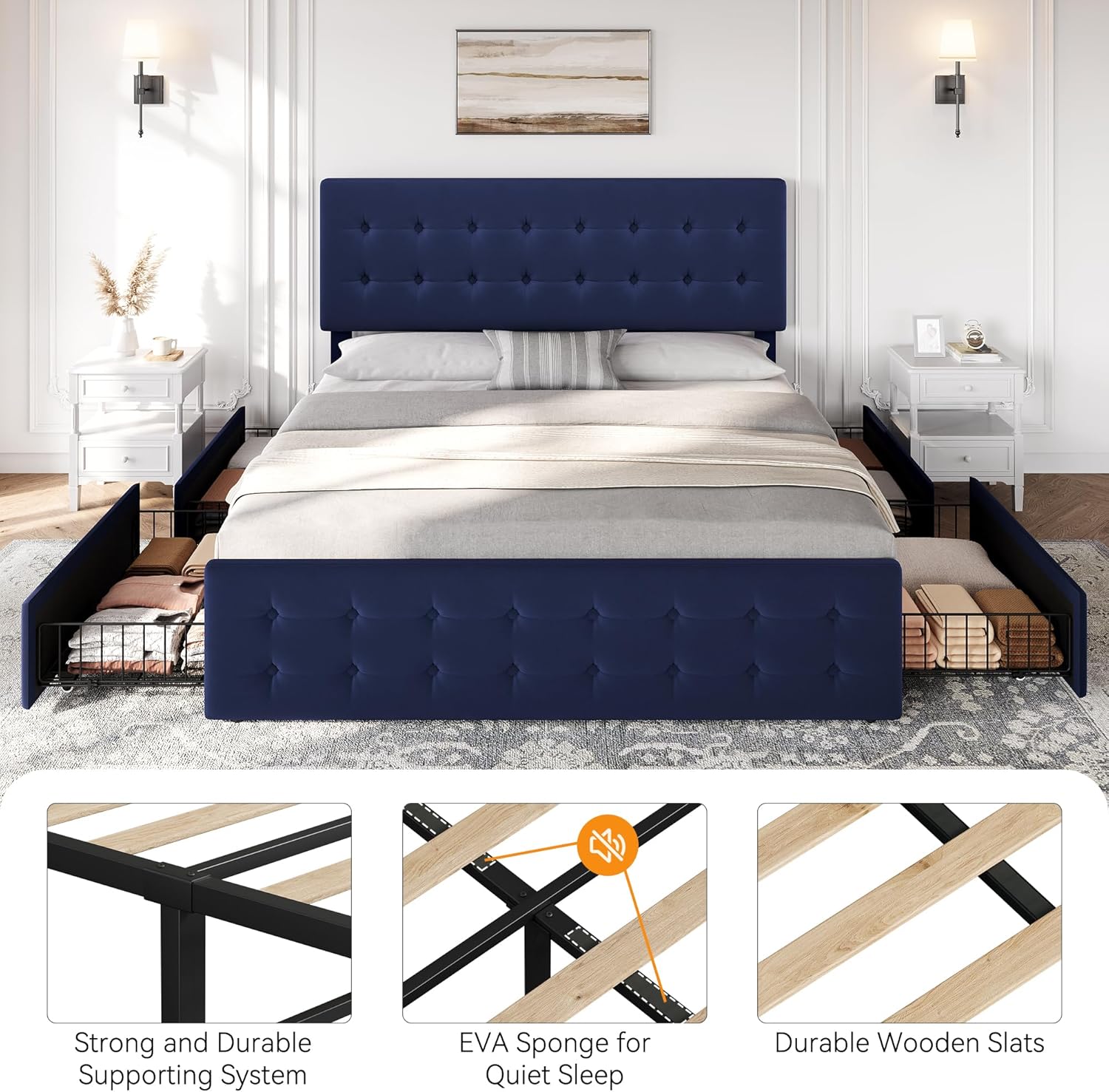 Qeetex LHF-BED-PHO-121UBLFS beds - View #6