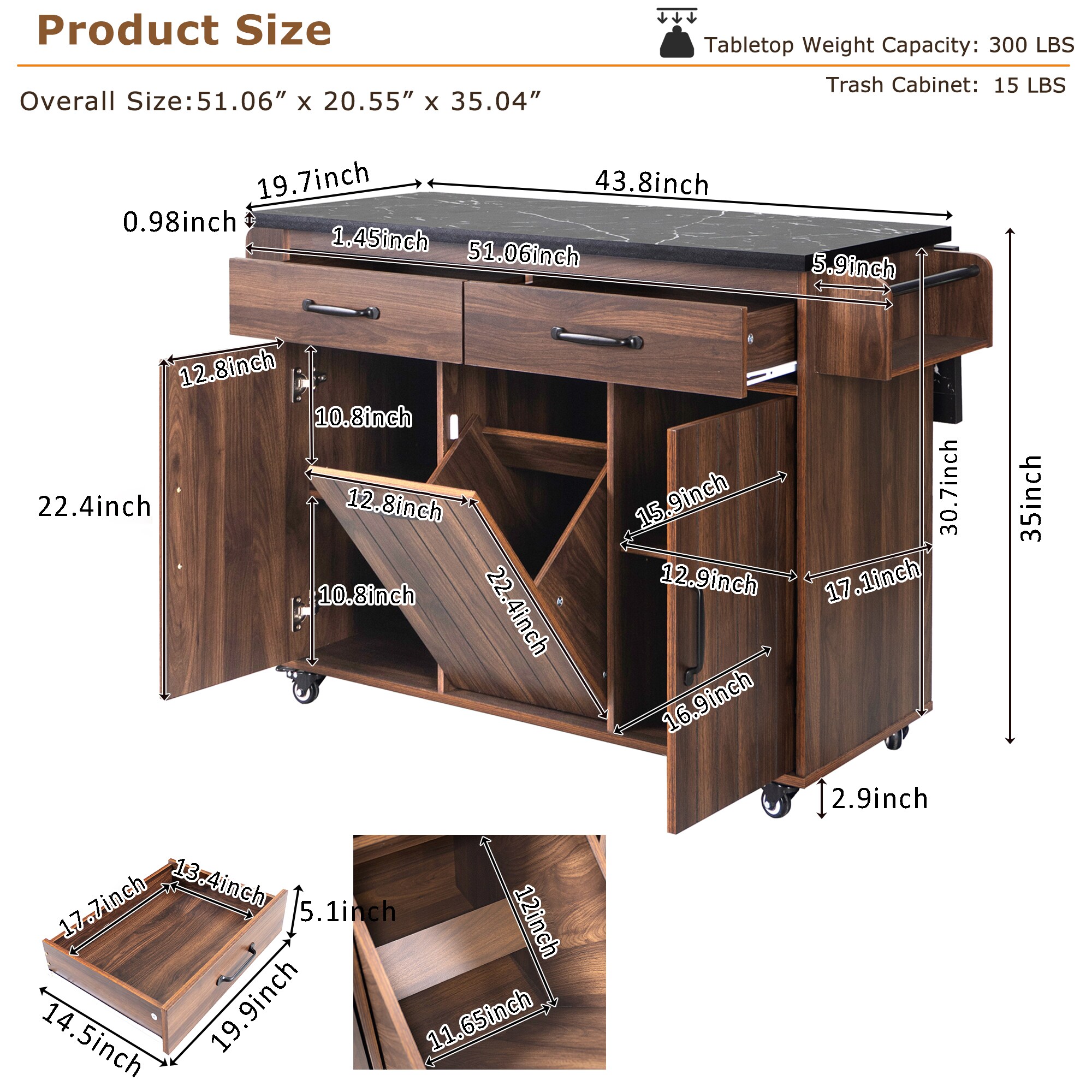 Kahomvis KK-QPO2-AAZ Kitchen-Furniture - View #4