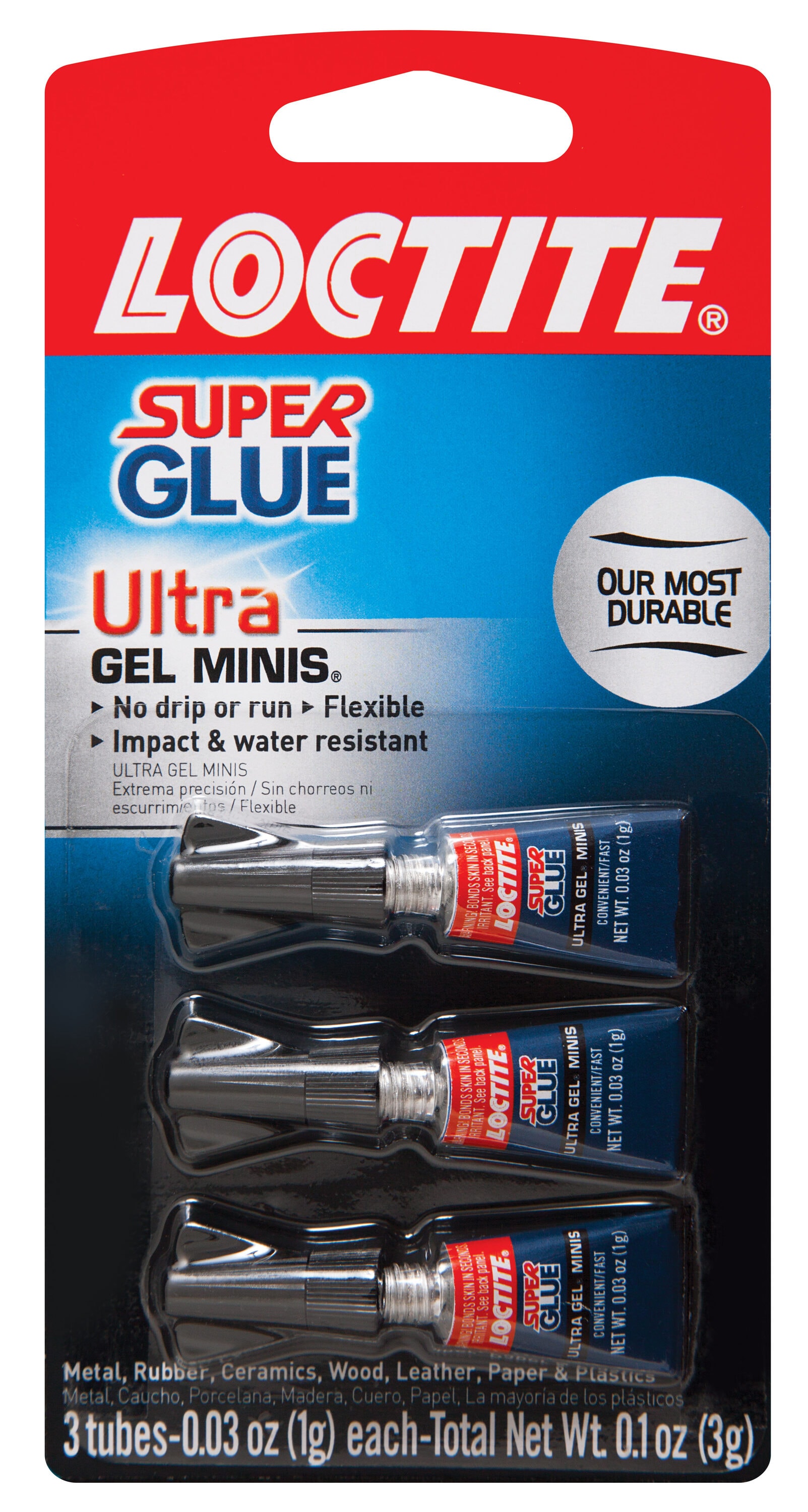 Super Glue Original Formula, 0.1 oz - Clear Glue for Plastic, Wood, Ceramic Glue Repair - Heavy Duty, Strong Adhesive - Multipurpose Super Glue for RU