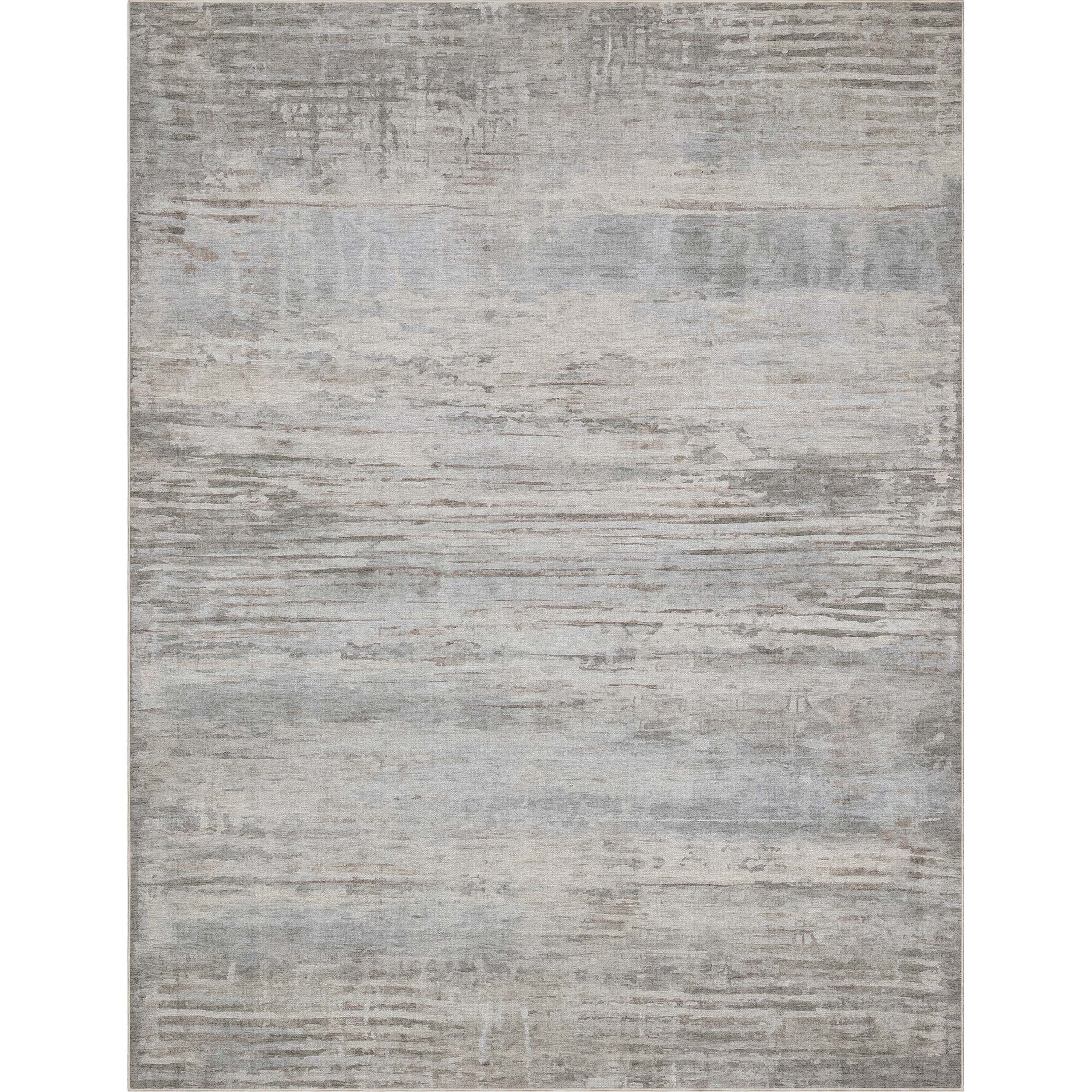 Havana Beige and Blue Abstract Flat-Weave Area Rug 9'10" x 13'