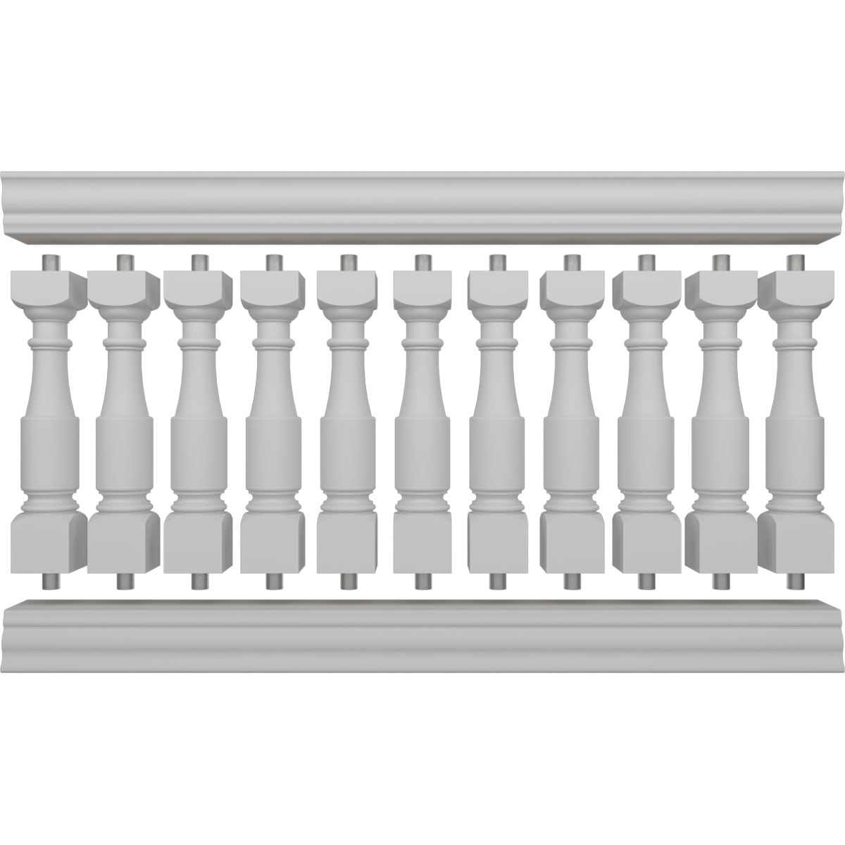 Ekena Millwork BALK40X072HMD railings - View #5