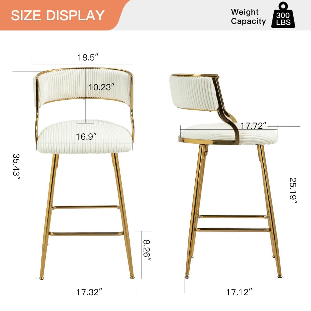 Coolbibila CHASE-STOOLS-BEIGE stools - View #3