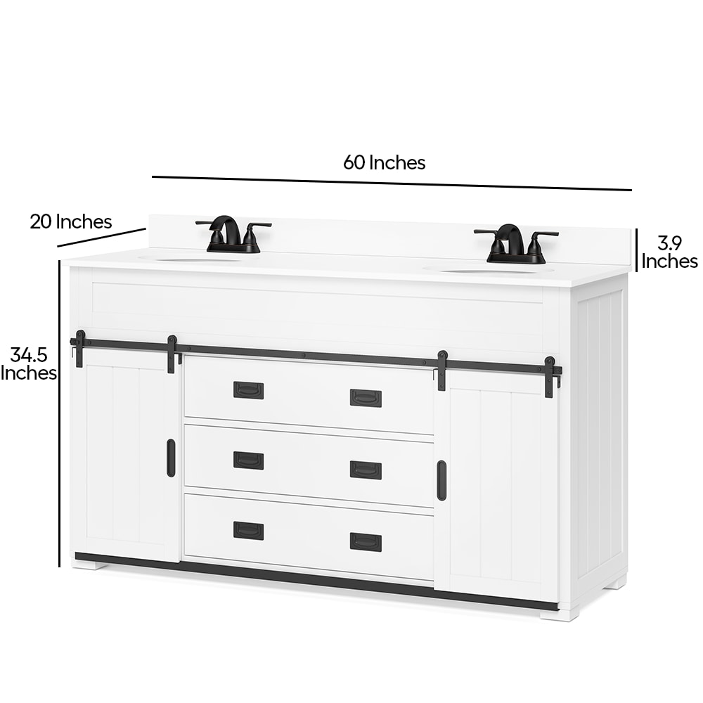 Style Selections WSL60BHVW Bath-Vanity-Combo - View #2