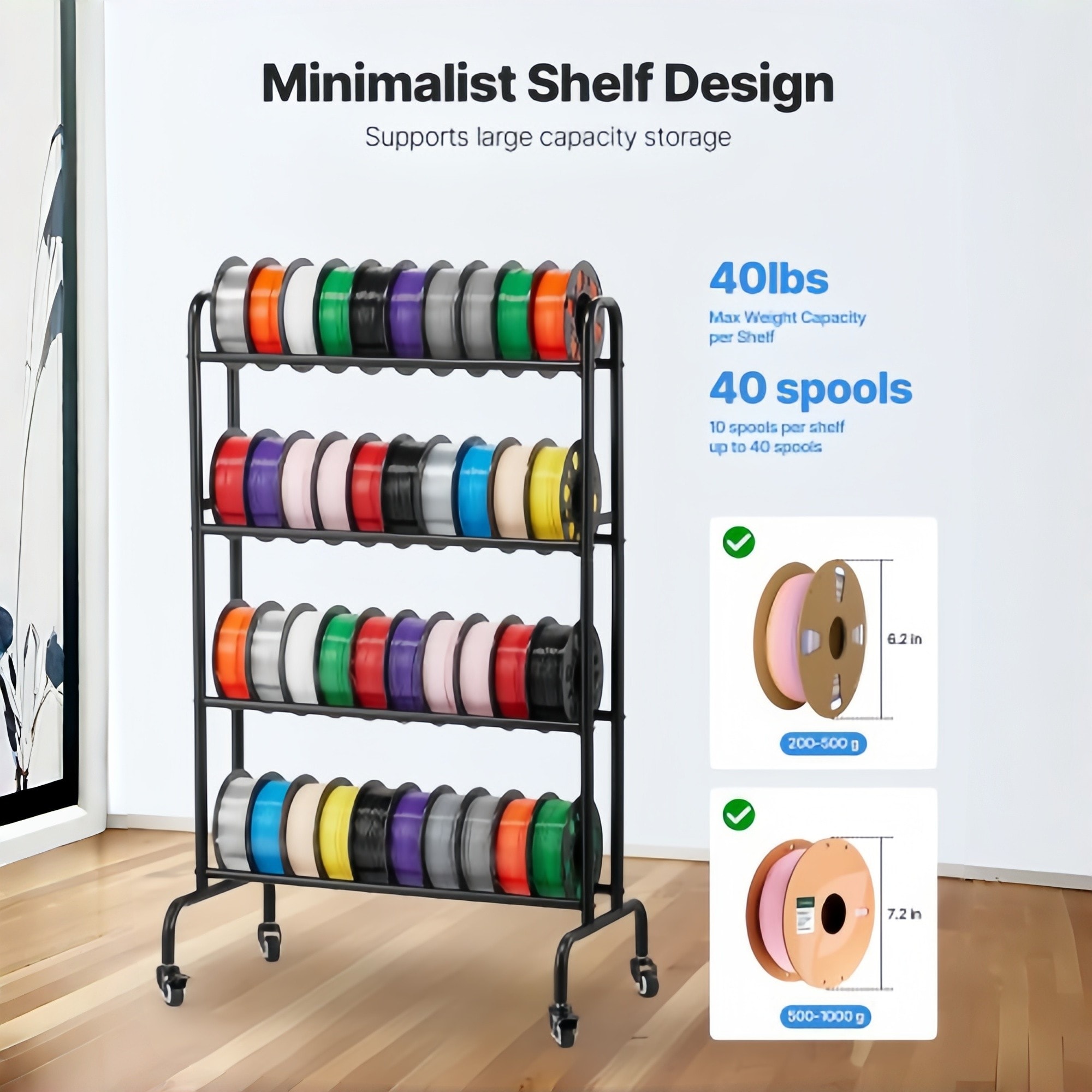 Numhew NHBEN31795 Free-Standing-Shelving - View #3