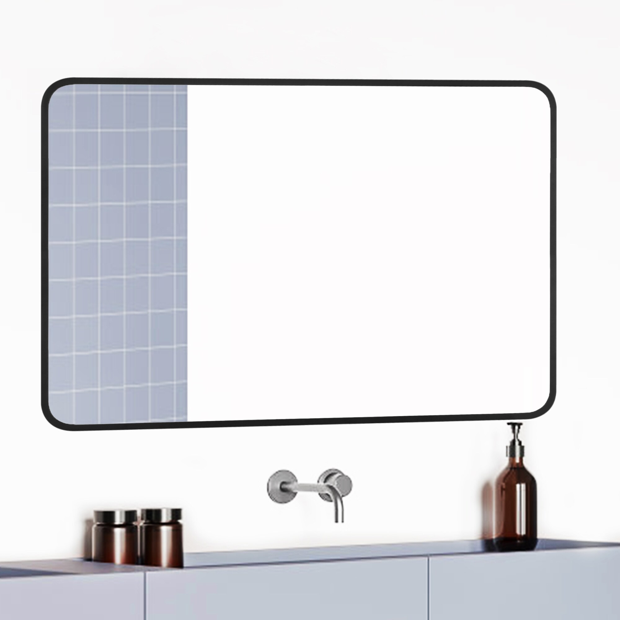 GETLEDEL MR-2705-BK Framed-Bath-Mirrors - View #9