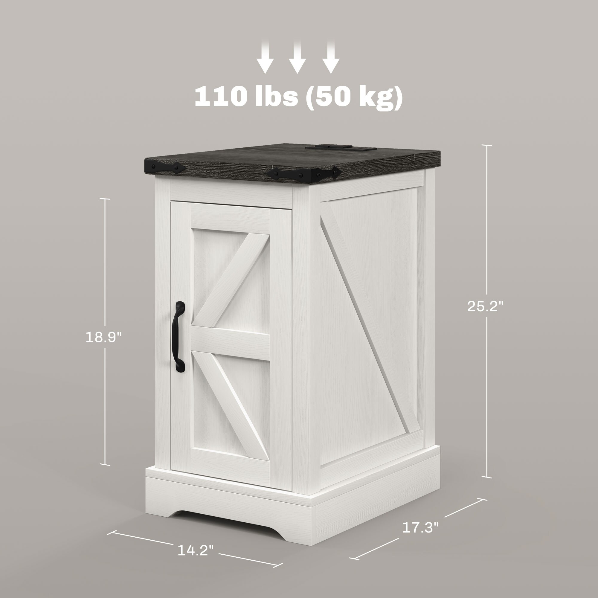 HomCom 839-983V80WT End-Tables - View #3