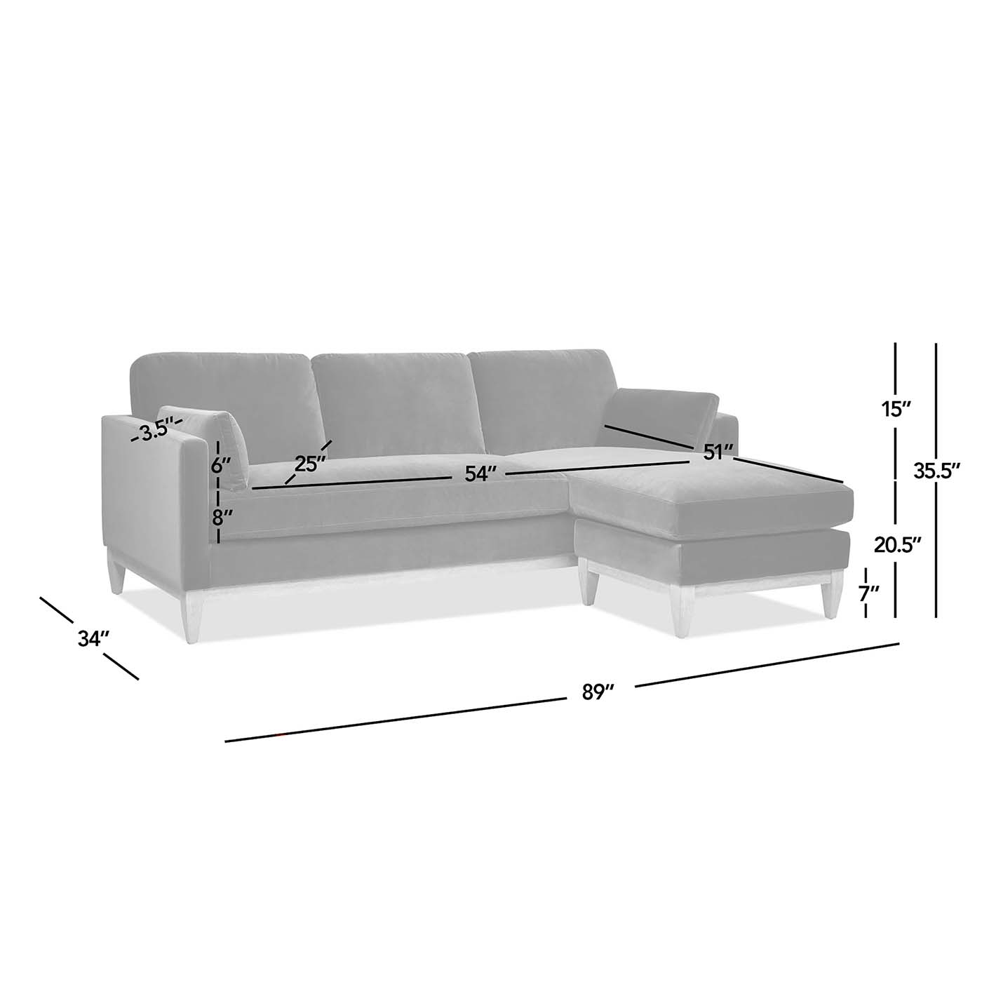 Jennifer Taylor Home LV036-66110 Sofas-Loveseats - View #11