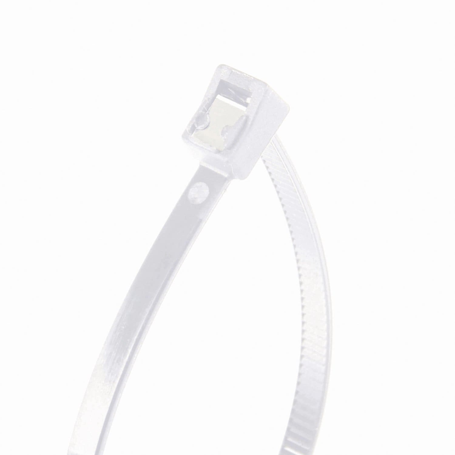 Gardner Bender 46-308SC Nylon Self-Cutting Cable Tie 8 inch 50 lb. Tensile Twist-Off Tail Zip Tie 50 Pk. Natural White #46-308SC-0CD5