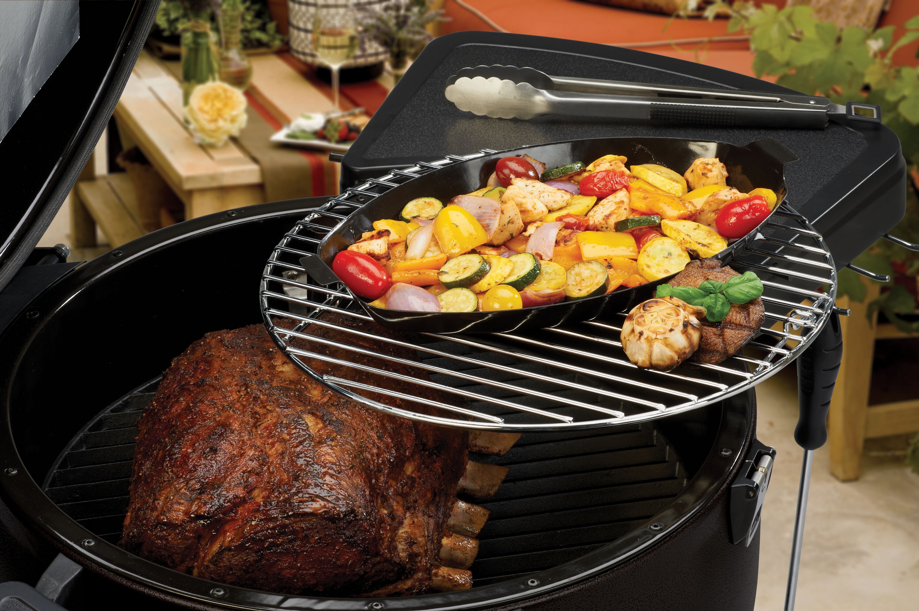 18.5 in. x 15.375 in. Grill Grate Sear Station for The Traeger Pro 22 & 34 (3-Piece)