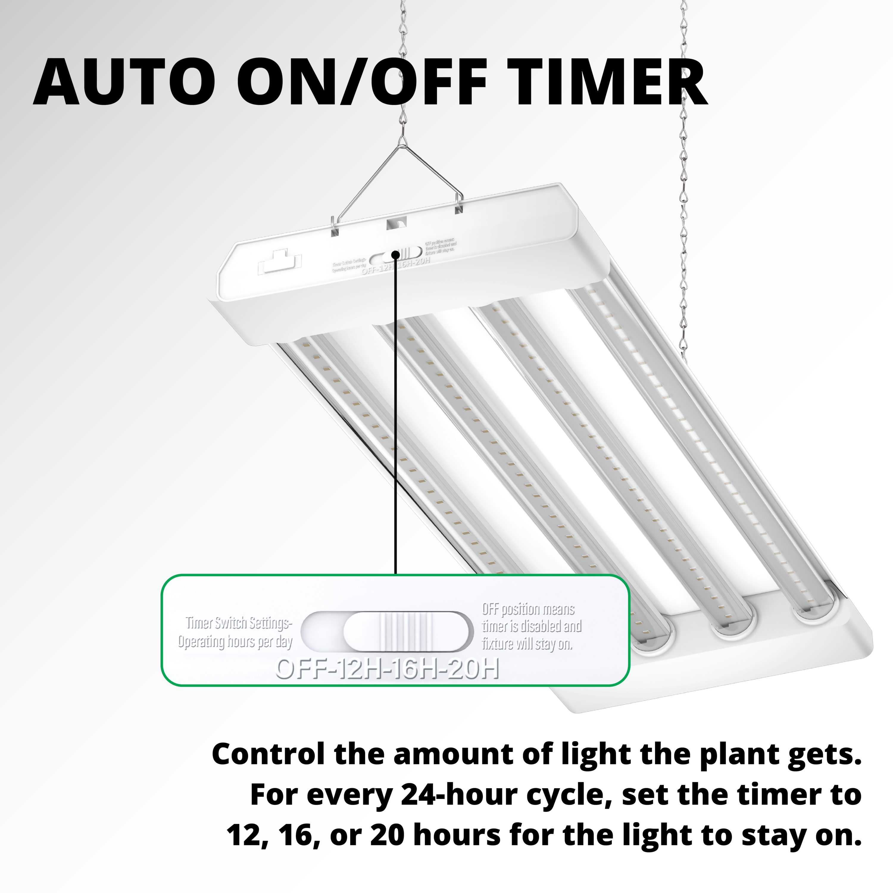 Good Earth Lighting GL1325-WHT-24LF1-G Grow-Lights - View #9