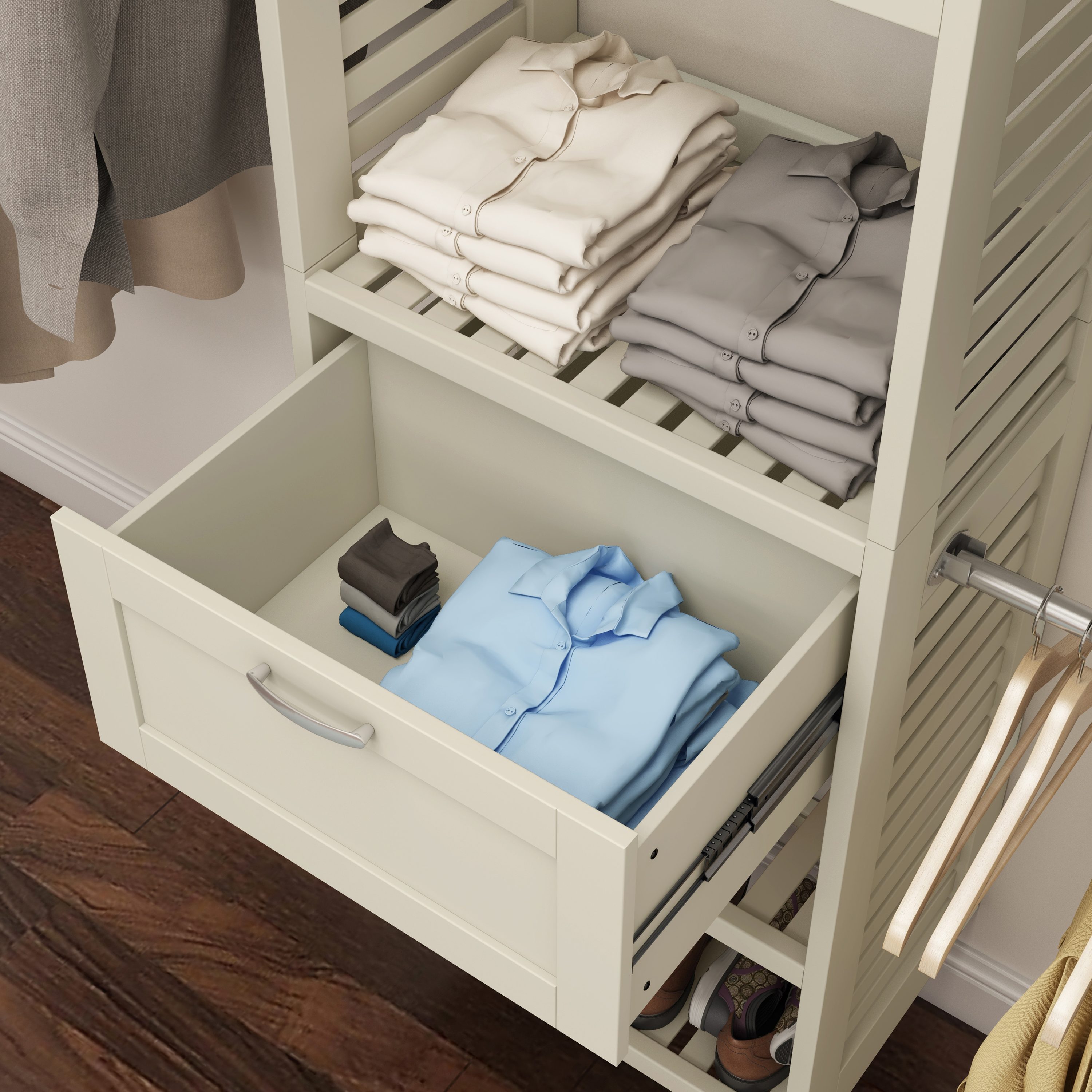 allen + roth WSLDKFP1AW Wood-Closet-Accessories - View #5