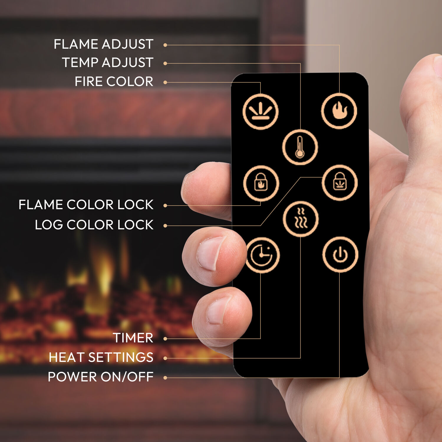 Cambridge CAM3437-1CHRLG3 Electric-Fireplaces - View #8