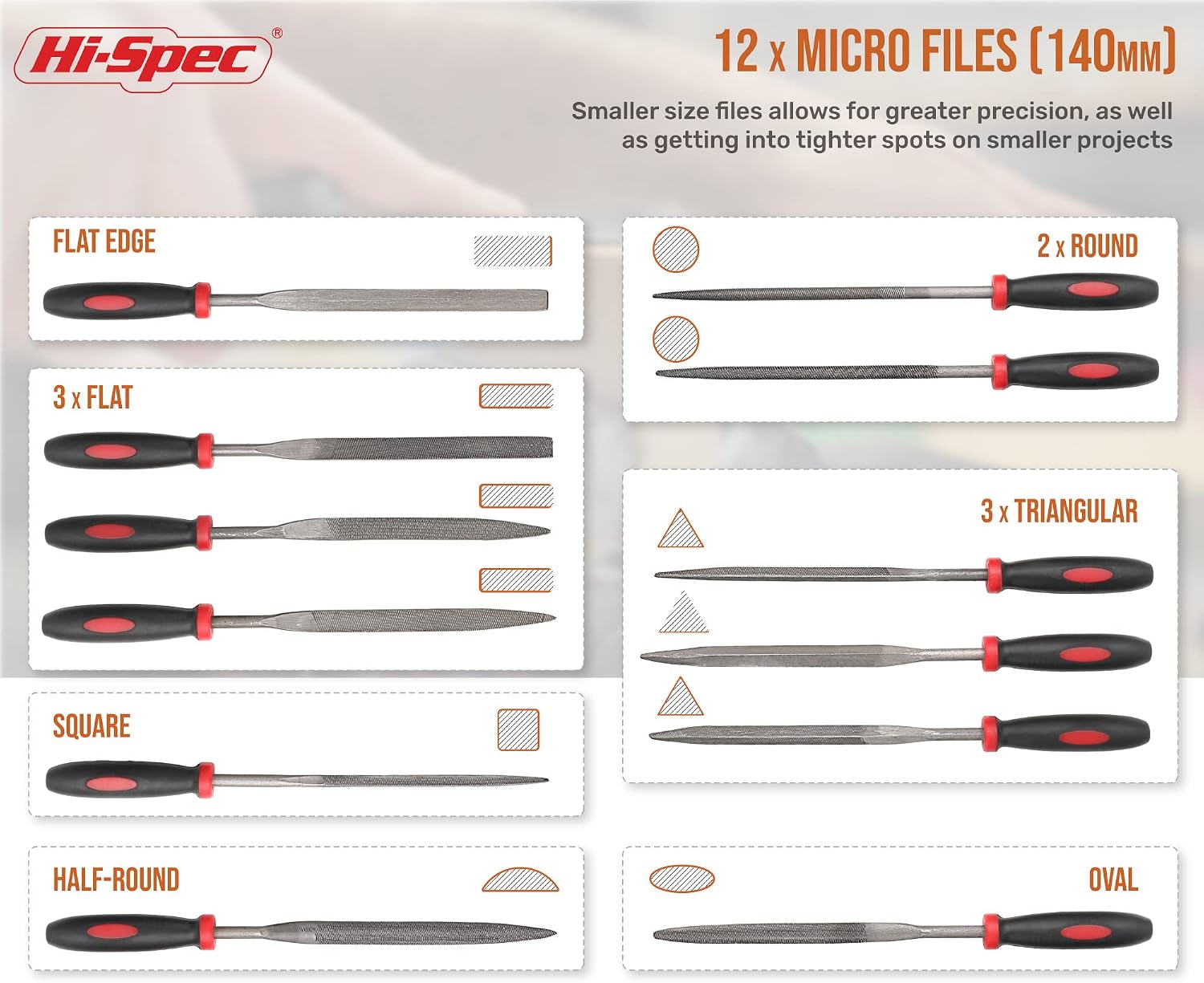Hi-Spec 884540165494 Chisel-Sets - View #5