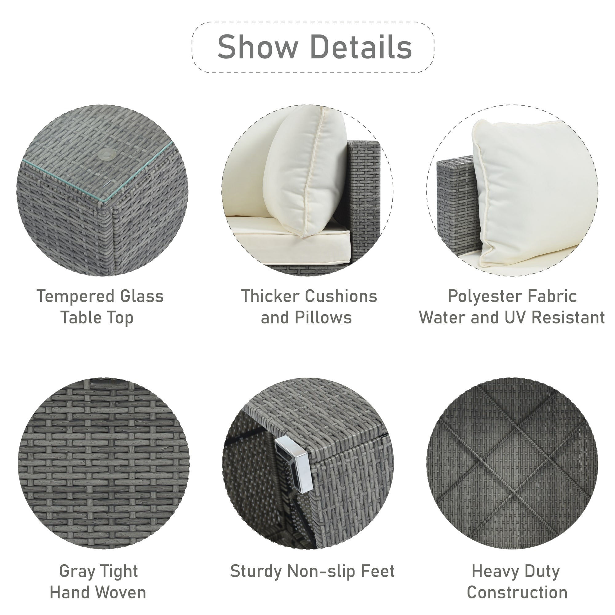 Flynama YC-V-1217AAA Patio-Conversation-Sets - View #8