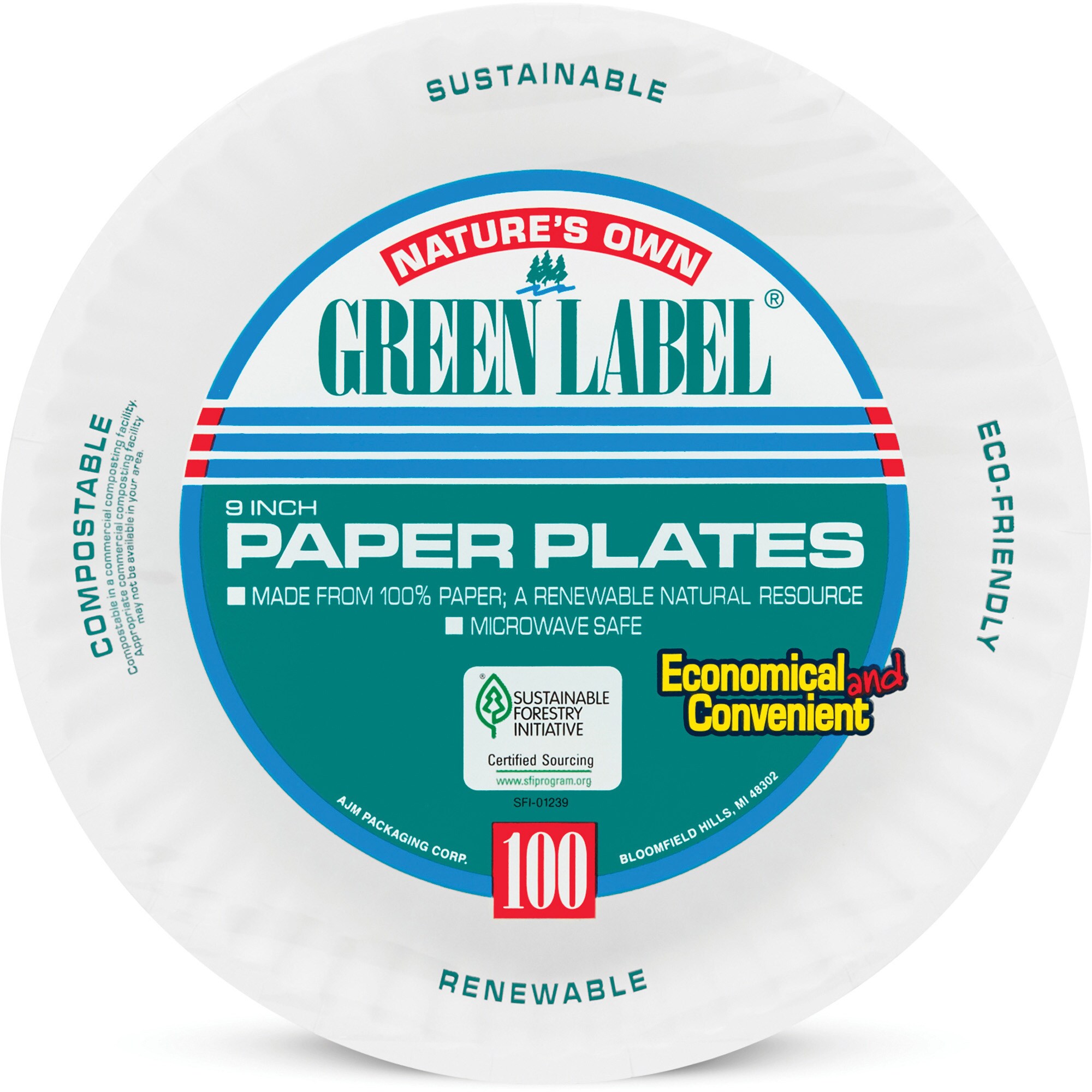 AJM Packaging Corporation AJMPP9GRA Party-Supplies-Cc - View #8