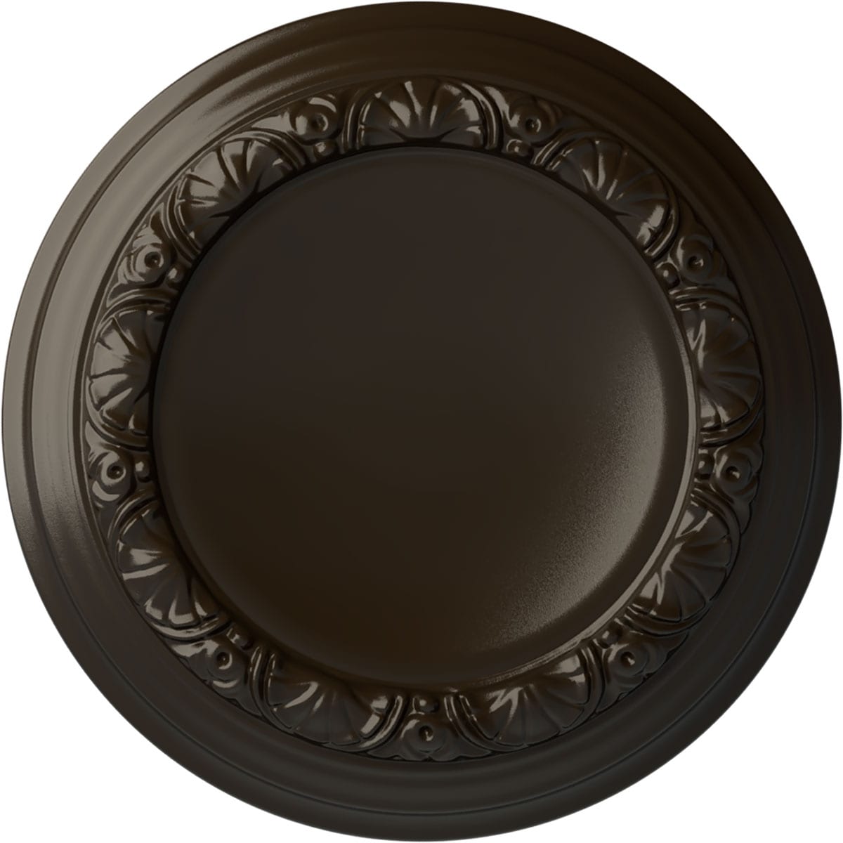Ekena Millwork CM12CASHF Carlsbad 12.5-in W x 12.5-in L Painted Stone Hearth Polyurethane Split Ceiling Medallion